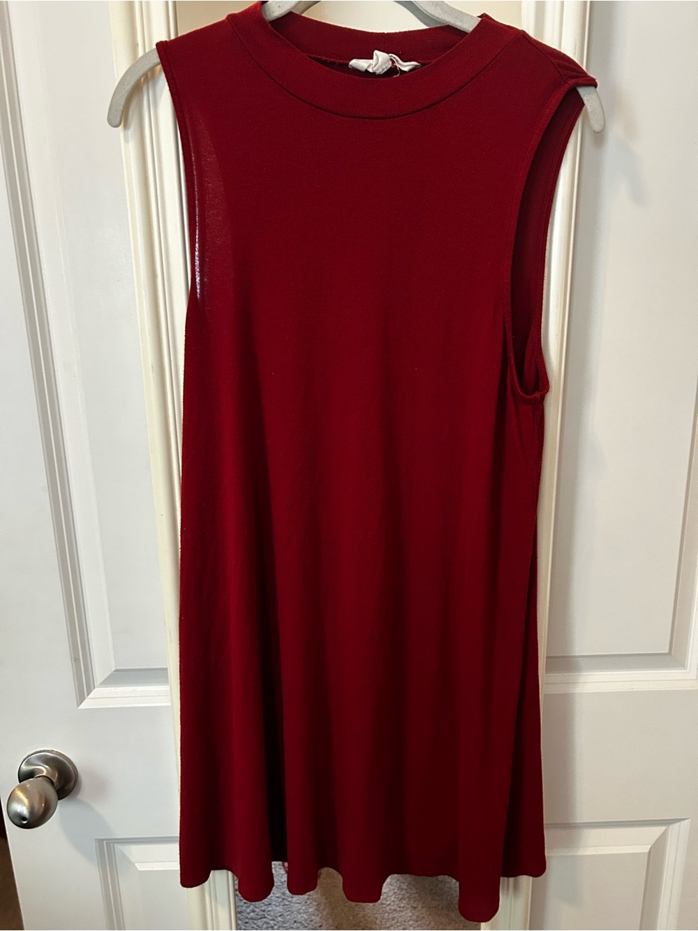 Sleeveless Rust Dress